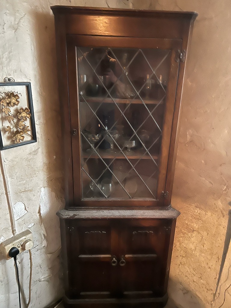 Antique corner  cabinet