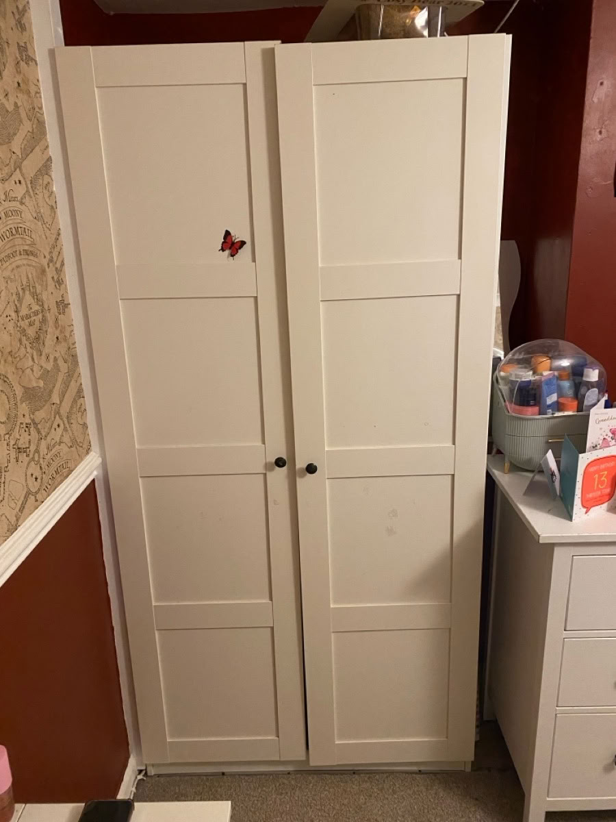 White wardrobe