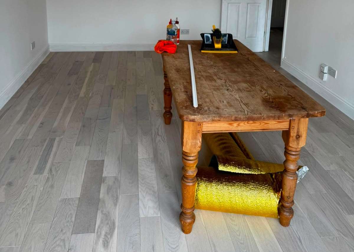 a pine kitchen dining table