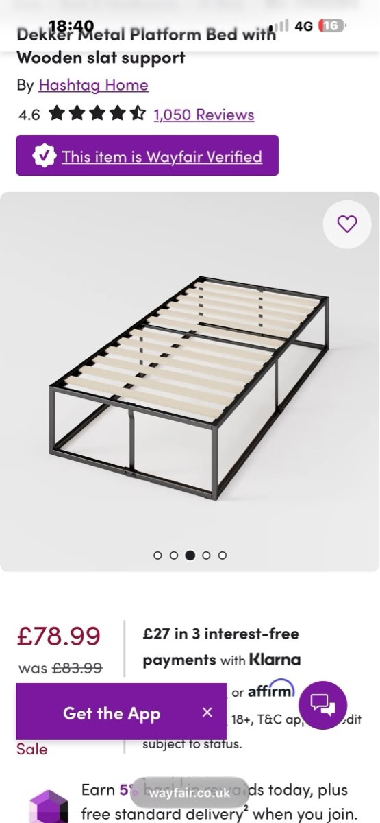 single metal bed inc mattress