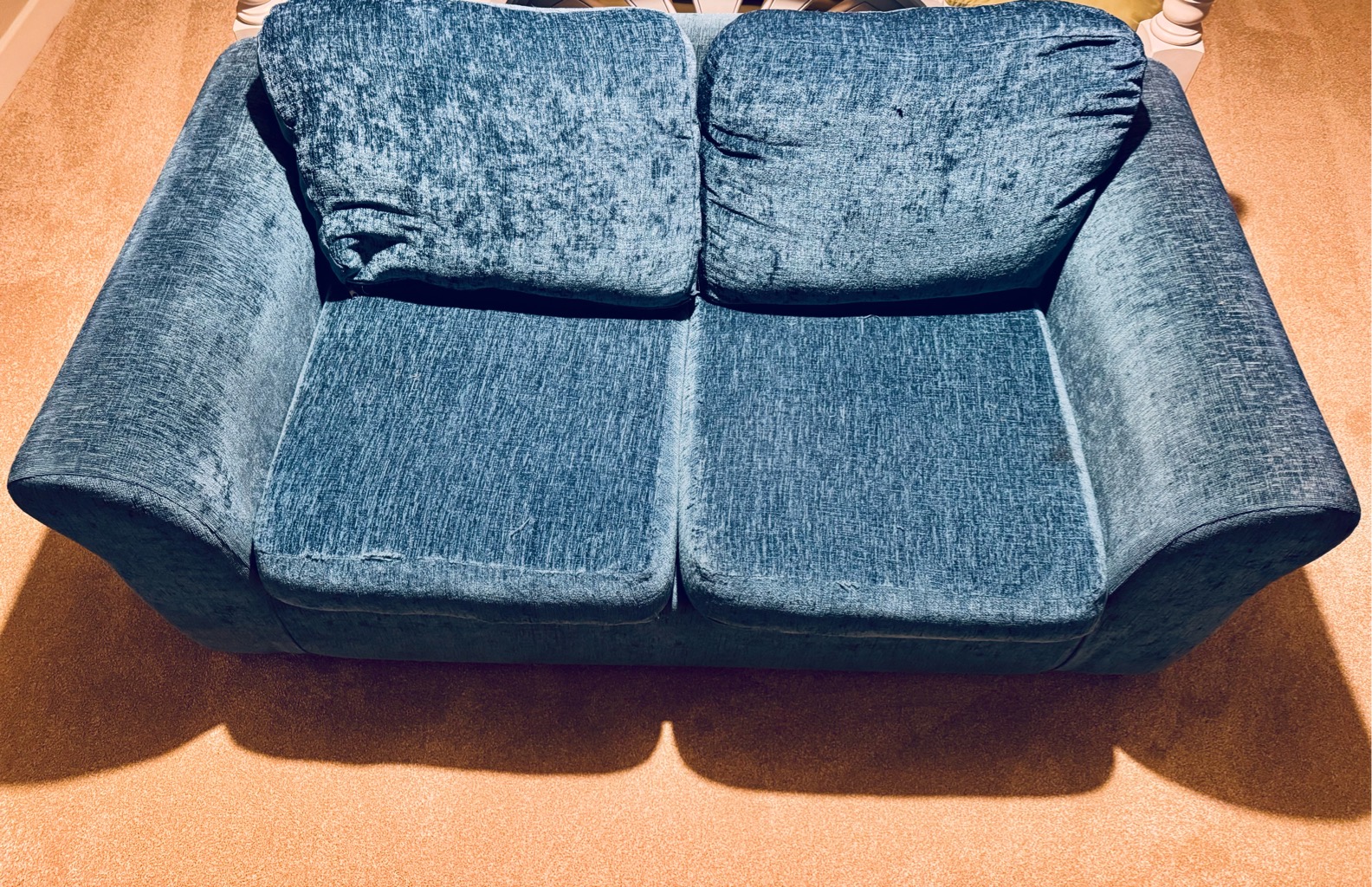 Blue sofa