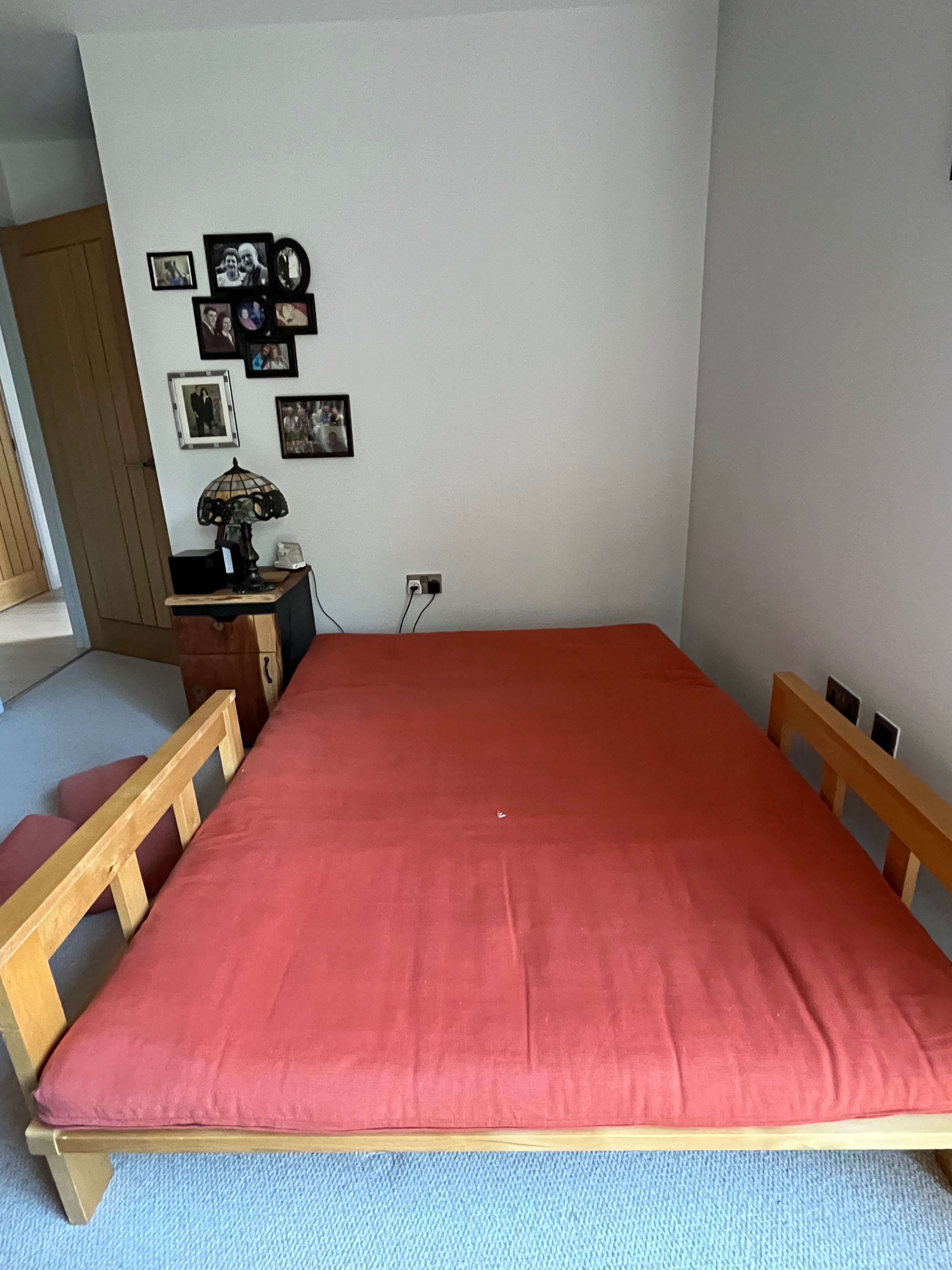 Futon-style sofa bed