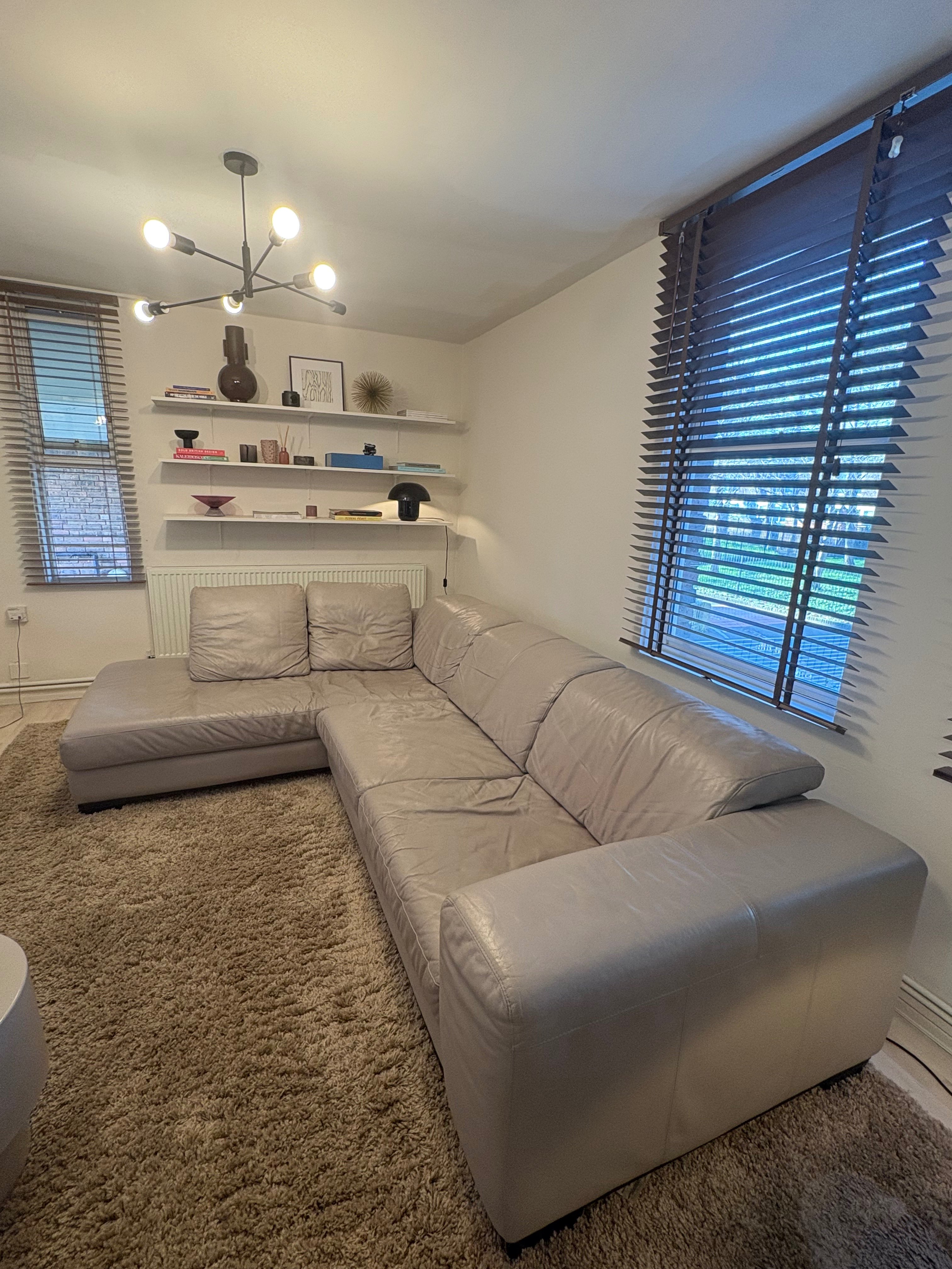 Leather sofa