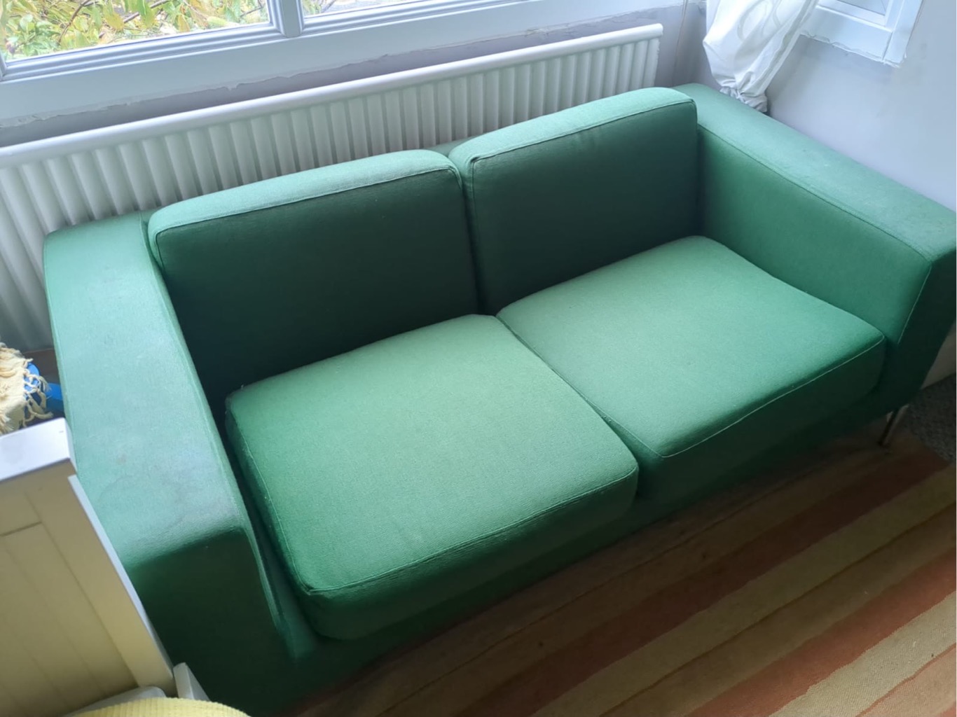 Green sofa