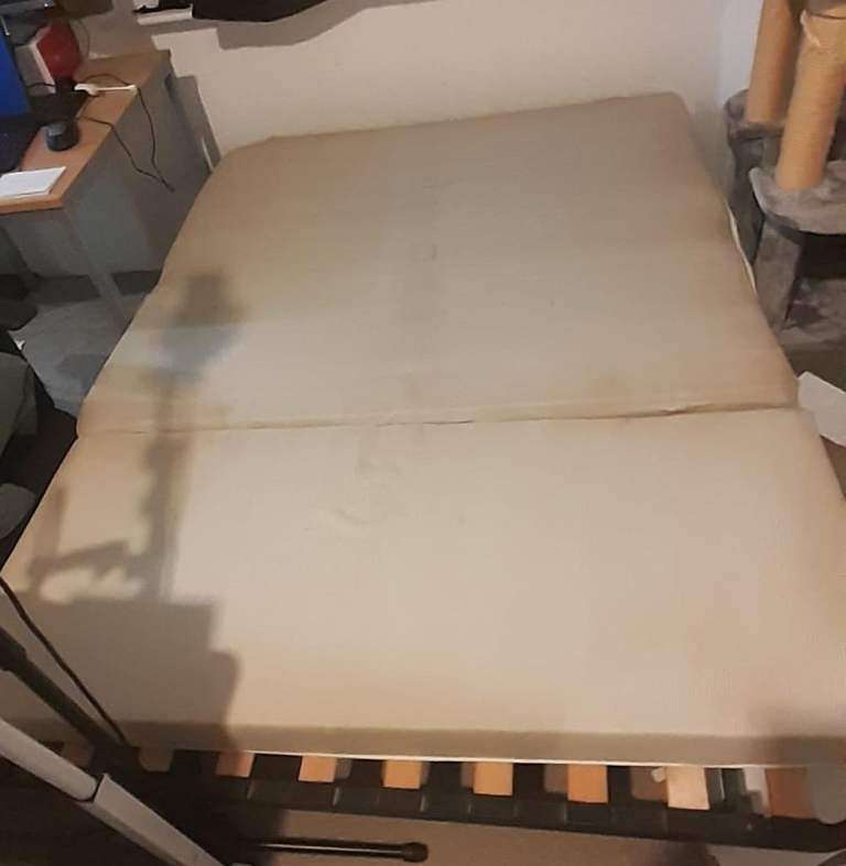 IKEA Lycksele Double Sofa Bed Frame & Mattress