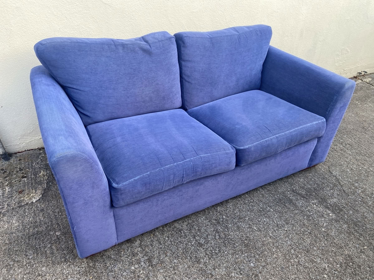 Blue M&S sofa bed