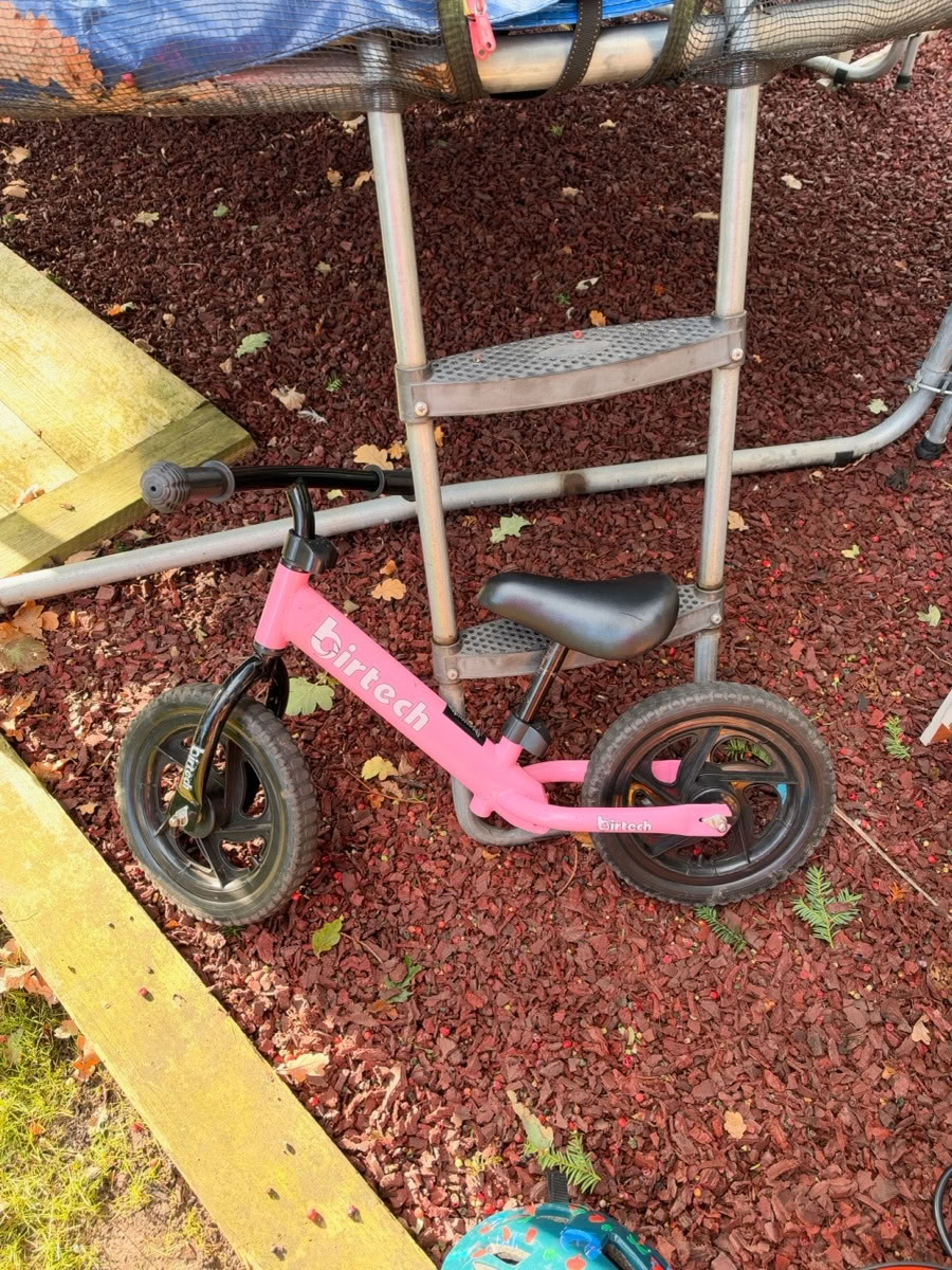Kids Push Bike - Pink