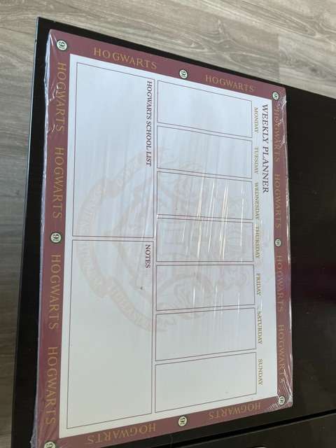 Hogwarts A4 desk planner