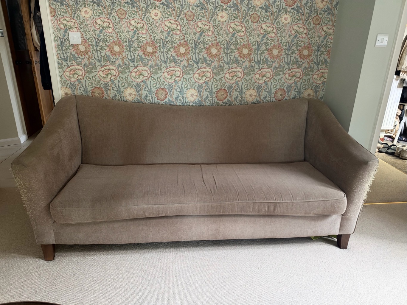 Light brown sofa