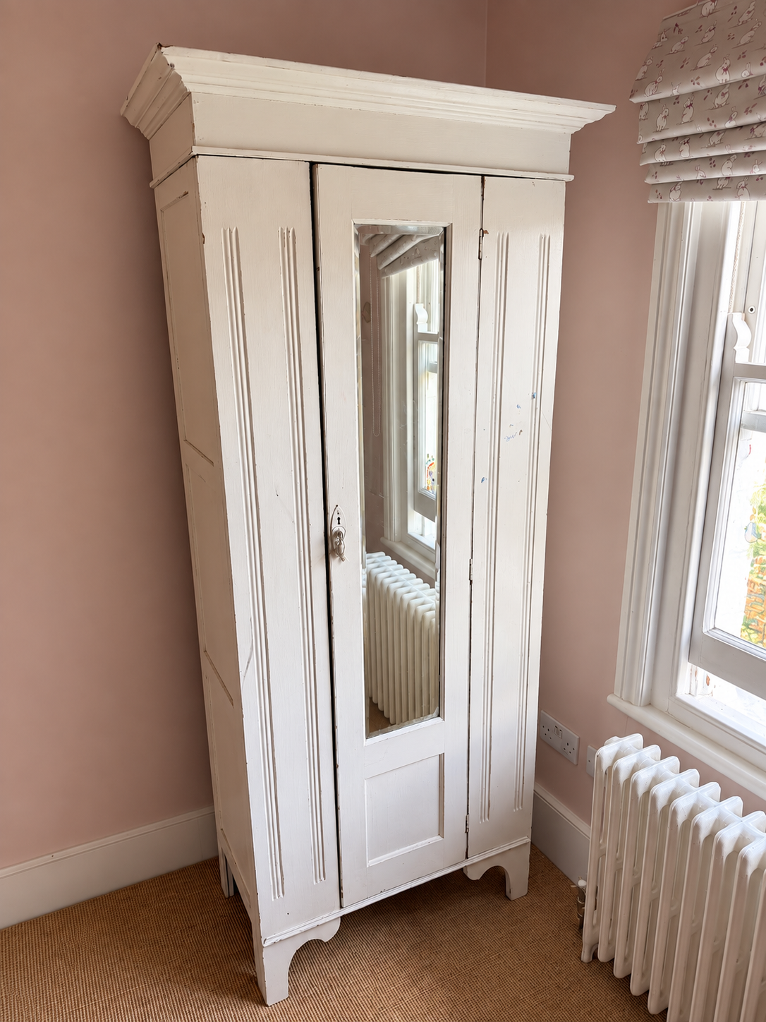White vintage wardrobe